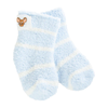 World's Softest Socks Mouse Creek Snug Infant Cozy Crew | Stripe Blue Oxford Stripe